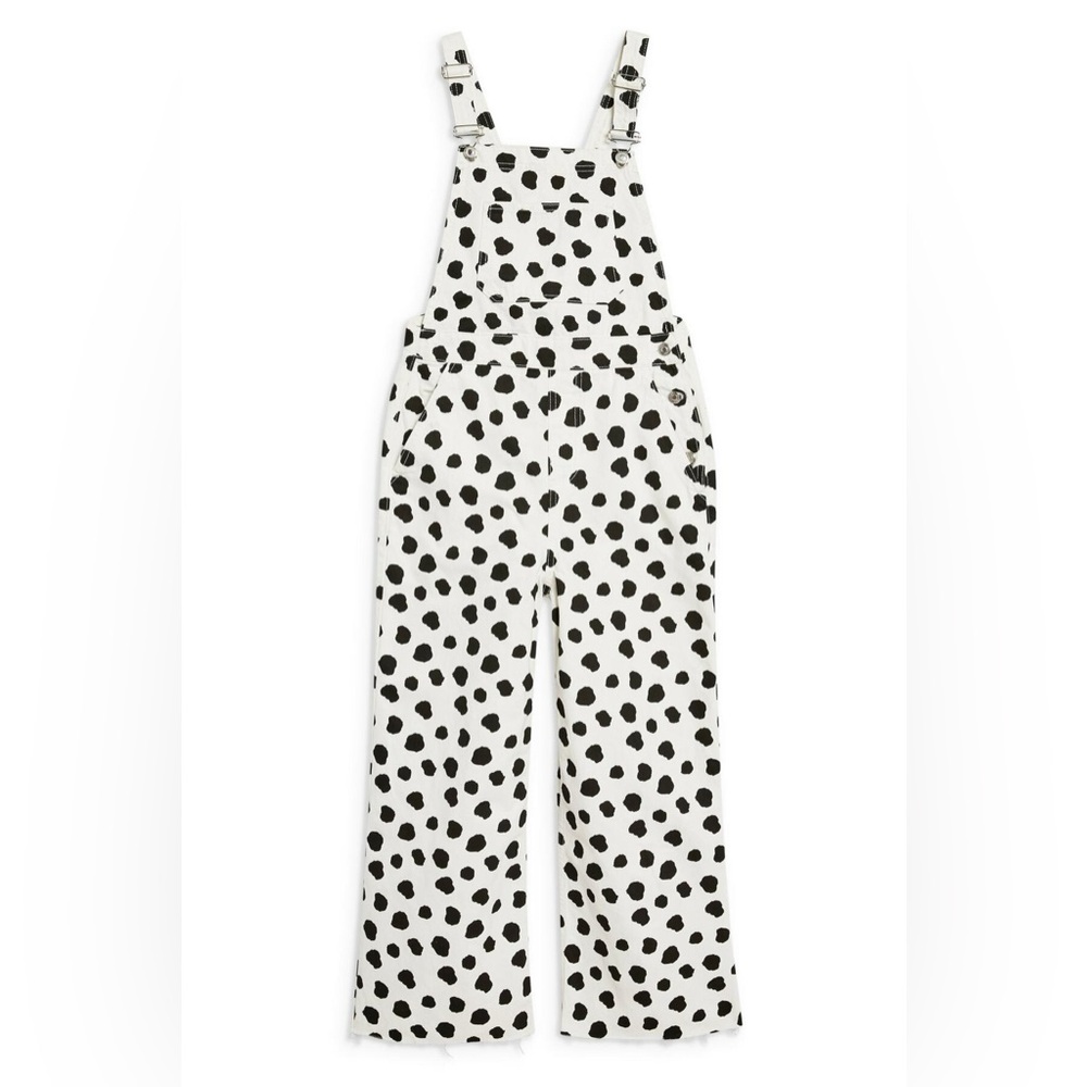 Topshop Overalls Dalmatian Print
